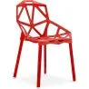 Buy Design Hit dining chair - PP and Metal Red 59796