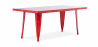 Buy Stylix Kid Table 120 cm - Metal Red 59686 home delivery