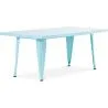 Buy Rectangular Children's Table - Industrial Design - 120cm - Stylix Aquamarine 59686