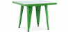 Buy Square Children's Table - Industrial - Metal - 60cm - Stylix Green 59685 at Privatefloor