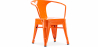 Buy Children's Chair with Armrests - Children's Chair Industrial Design - Steel - Stylix Orange 59684 in the Europe