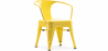Buy Children's Chair with Armrests - Children's Chair Industrial Design - Steel - Stylix Yellow 59684 Home delivery