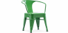Buy Stylix Kid Chair with armrest - Metal Green 59684 with a guarantee