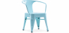 Buy Children's Chair with Armrests - Children's Chair Industrial Design - Steel - Stylix Aquamarine 59684 - prices