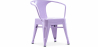 Buy Children's Chair with Armrests - Children's Chair Industrial Design - Steel - Stylix Purple 59684 at Privatefloor