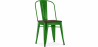 Buy Stylix Square Chair - Metal and Dark Wood Dark green 59709 - in the EU