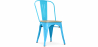 Buy Stylix Chair - Metal and Light Wood  Turquoise 59707 home delivery