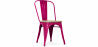 Buy Stylix Chair - Metal and Light Wood  Fuchsia 59707 - prices
