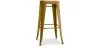 Industrial Design Bar Stool - Steel & Wood - 76cm - Stylix image 9