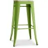 Buy Stylix stool - Metal and Light Wood - 76cm  Light green 59704