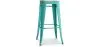 Industrial Design Bar Stool - Steel & Wood - 76cm - Stylix image 9
