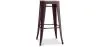 Industrial Design Bar Stool - Steel & Wood - 76cm - Stylix image 9