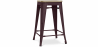 Buy Industrial Design Bar Stool - Wood & Steel - 61cm - Stylix Bronze 59696 in the Europe