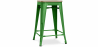 Buy Industrial Design Bar Stool - Wood & Steel - 61cm - Stylix Green 59696 Home delivery