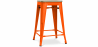 Buy Industrial Design Bar Stool - Wood & Steel - 61cm - Stylix Orange 59696 with a guarantee