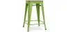 Industrial Design Bar Stool - Wood & Steel - 61cm - Stylix image 9