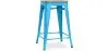Industrial Design Bar Stool - Wood & Steel - 61cm - Stylix image 9
