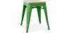 Industrial Design Stool - Wood & Metal - 45cm - Stylix image 9