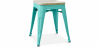 Buy Stylix stool - Metal and Light Wood  - 45cm Pastel green 59692 at Privatefloor