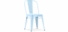 Buy Stylix chair square Seat - New edition - Metal Light blue 59687 home delivery