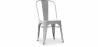 Buy Stylix chair square Seat - New edition - Metal Light grey 59687 - prices