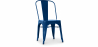 Buy Stylix chair square Seat - New edition - Metal Dark blue 59687 in the Europe