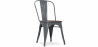 Buy Dining Chair - Industrial Design - Wood and Steel - New Edition - Stylix Dark grey 59804 at Privatefloor