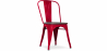 Buy Dining Chair - Industrial Design - Wood and Steel - New Edition - Stylix Red 59804 - in the EU