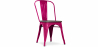 Buy Dining Chair - Industrial Design - Wood and Steel - New Edition - Stylix Fuchsia 59804 with a guarantee