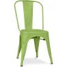 Buy Steel Dining Chair - Industrial Design - Stylix Light green 59803