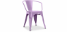 Buy  Stylix chair with armrests New Edition - Metal Pastel purple 59809 - in the EU