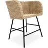 Buy Ishita Design Boho Dining Chair - Synthetic Rattan Light natural wood 59823
