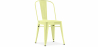 Buy Stylix chair square Seat - New edition - Metal Pastel yellow 59687 - prices