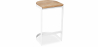Buy Industrial stool in metal and wood 60cm - Lia White 59719 at Privatefloor