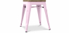 Buy Stylix Stool wooden - Metal - 45 cm Pastel pink 58350 - prices
