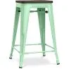 Buy Stylix Stool wooden - Metal - 60cm  Mint 99958354