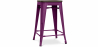 Buy Stylix Stool wooden - Metal - 60cm  Purple 99958354 with a guarantee