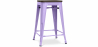 Buy Stylix Stool wooden - Metal - 60cm  Pastel purple 99958354 - prices