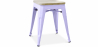 Buy Stylix stool - Metal and Light Wood  - 45cm Lavander 59692 in the Europe