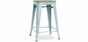 Buy Industrial Design Bar Stool - Wood & Steel - 61cm - Stylix Pale Green 59696 with a guarantee