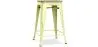 Industrial Design Bar Stool - Wood & Steel - 61cm - Stylix image 9