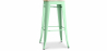 Buy Industrial Design Bar Stool - Steel & Wood - 76cm - Stylix Mint 59704 Home delivery
