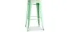 Industrial Design Bar Stool - Steel & Wood - 76cm - Stylix image 9
