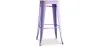 Industrial Design Bar Stool - Steel & Wood - 76cm - Stylix image 9