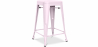 Buy Industrial Design Bar Stool - Matte Steel - 60cm - Stylix Pastel pink 58993 in the Europe