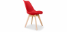 Buy Office Chair - Dining Chair - Scandinavian Style - Denisse Red 58293 at Privatefloor