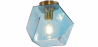 Buy Crystal Ceiling Lamp - Retro Design Flush Mount - Avo Blue 59832 - prices