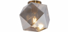 Buy Crystal Ceiling Lamp - Retro Design Flush Mount - Avo Grey transparent 59832 at Privatefloor
