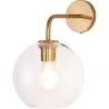 Buy Spherical Glass Shade Wall Sconce Transparent 59833