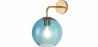 Buy Spherical Glass Shade Wall Sconce Blue 59833 - prices